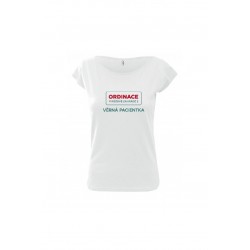 Tričko Ordinace dámské s nápisem Věrná pacientka