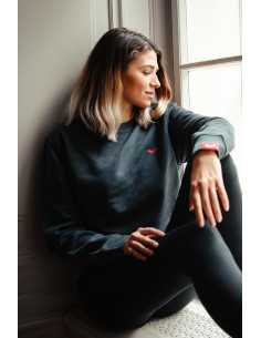 Unisex mikina Changer bez kapuce šedá 2