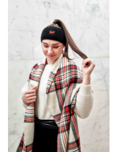 Dámská zimní čelenka černá